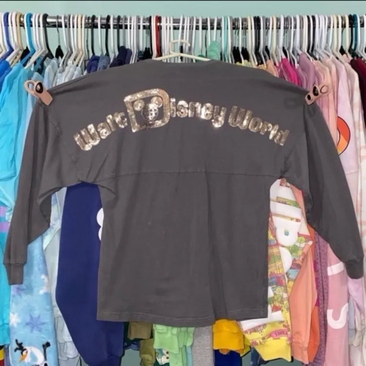 Disney parks briar rose gold sequin spirit jersey XS - Image 2