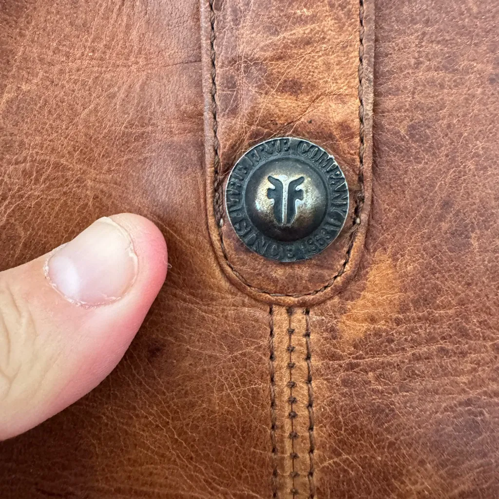 Frye Melissa cognac brown leather boot size 7 - Image 9