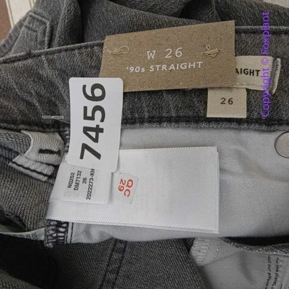 New! Madewell The '90s Straight Jean in Burwick‎ Wash: Cross-Tab Edition, 26 - Image 16