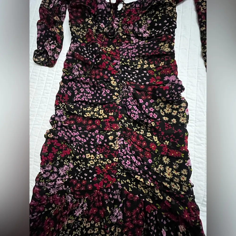Revolve  Astr the label Athena Midi Dress in Black & Red Multi Floral NWOT - Image 10
