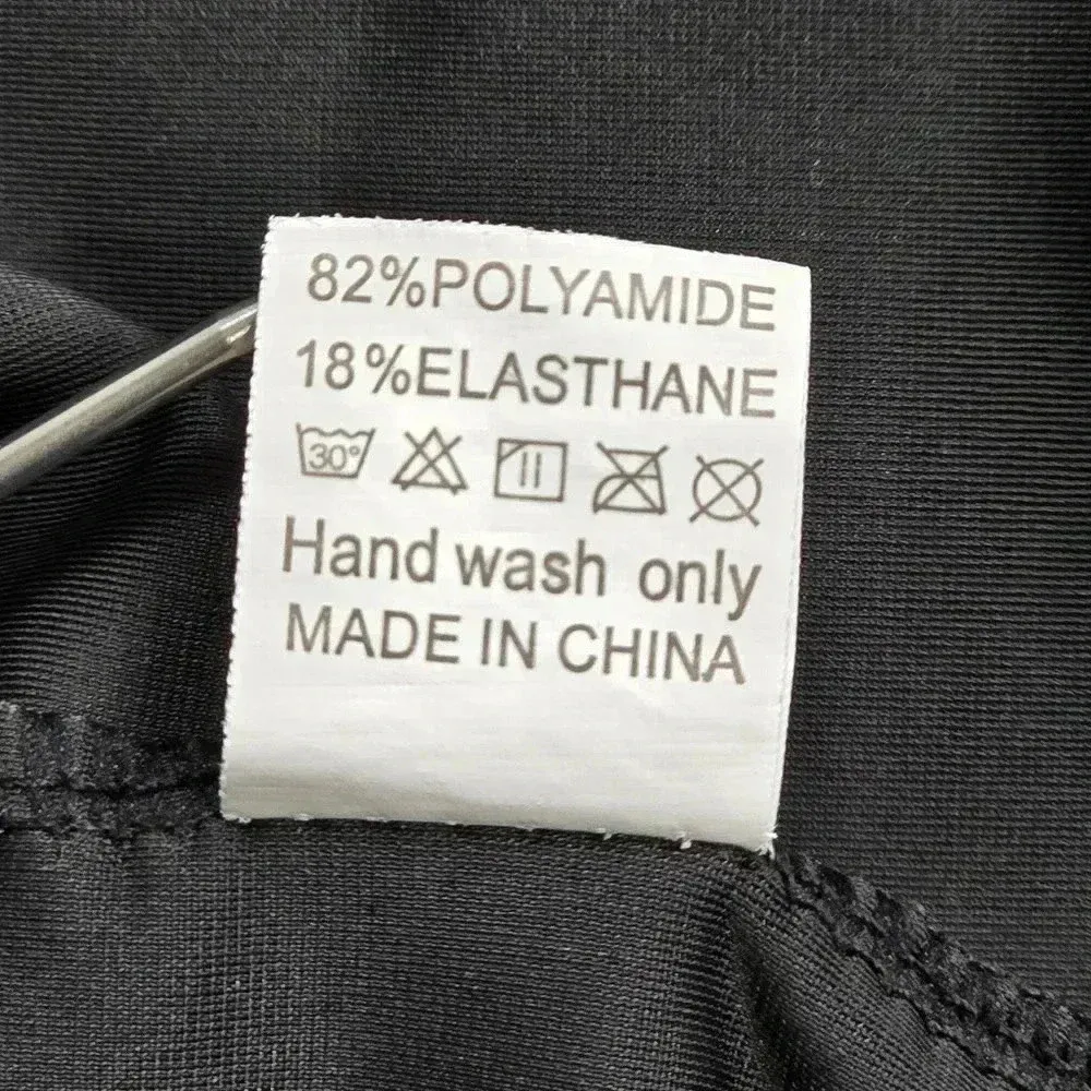 Black Swimwear‎ Swimsuit Bikini Bottom Shorts Size 3XL - Image 5