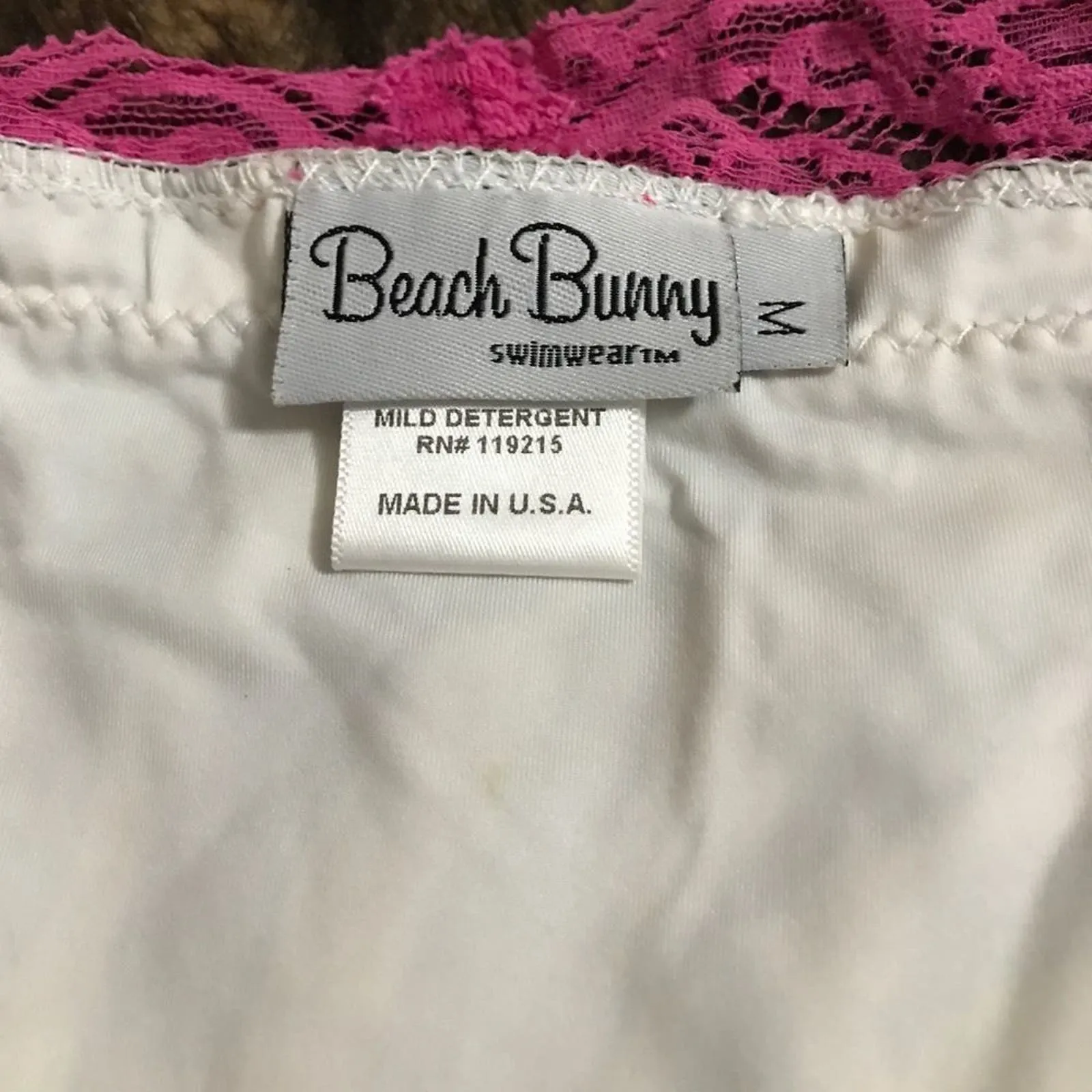 Beach Bunny Zebra Stripe‎ Lady Lace Bikini Bottom - Image 3