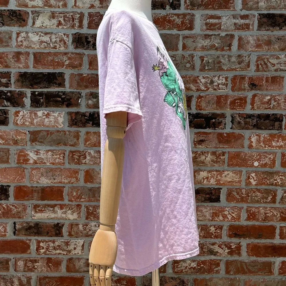 Rick and Morty Adult Swim branded pink cotton t-shirt / M / Excellent condition - Image 4