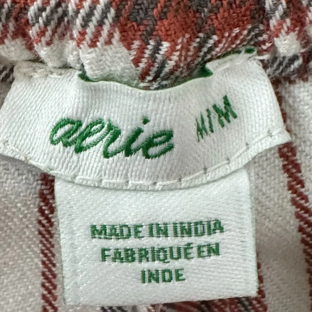 New Aerie AEO Plaid Pleated Class Act Mini Skirt Stretchy Waist Women’s Size M - Image 6