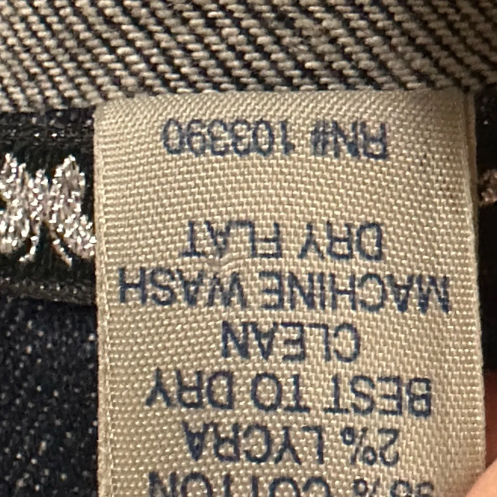 Vintage Frankie B Dark Wash Denim Jacket | Small | Made in USA Blue - Image 6