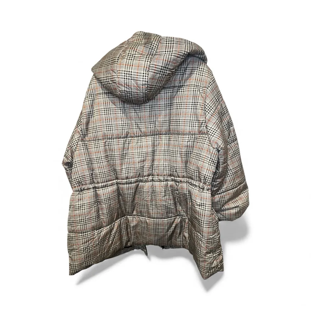 Ava & Viv NWT - Plaid Mid-Length Puffer Jacket Women’s Plus Size - Image 4