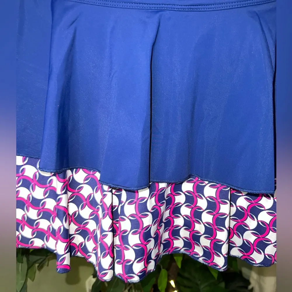 JERDOG Clothing for the Physical Tennis Skort Size XXL Blue - Image 2