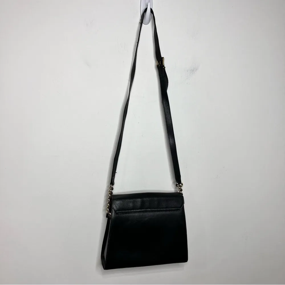 Vintage Furla‎ black crossbody purse snap closure - Image 13