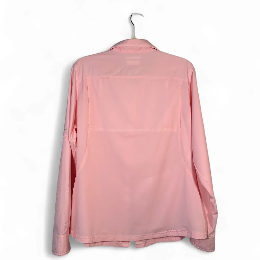 Columbia Omni Shade Pink Button Down Shirt for Women - Image 2