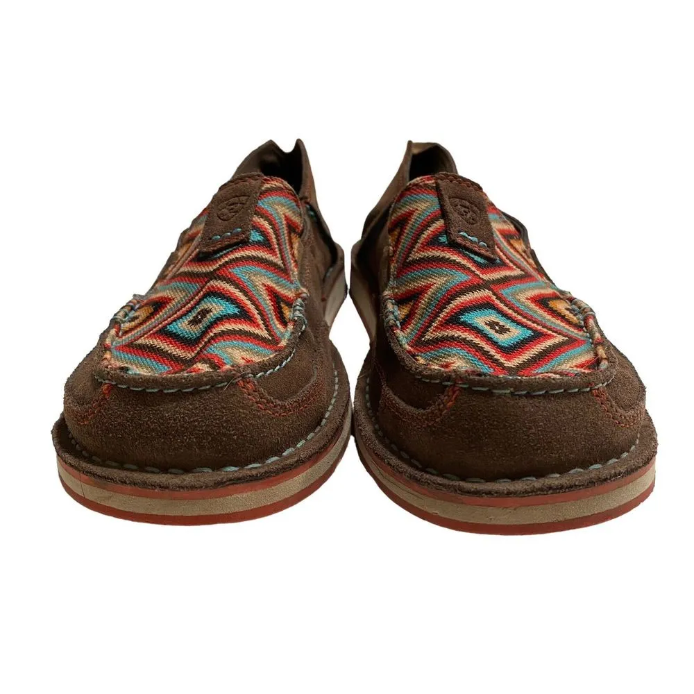Ariat Cruiser Palm Brown Serape Mesh Slip On‎ Shoes Womens Sz US 9 - Image 2