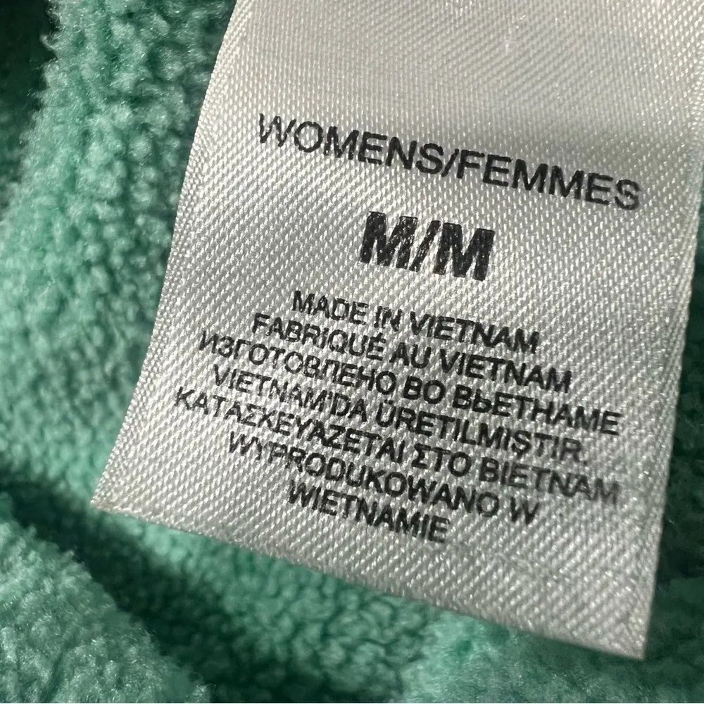 The North Face Crescent Ridge Fleece Pullover jacket seafoam Green medium - Image 5