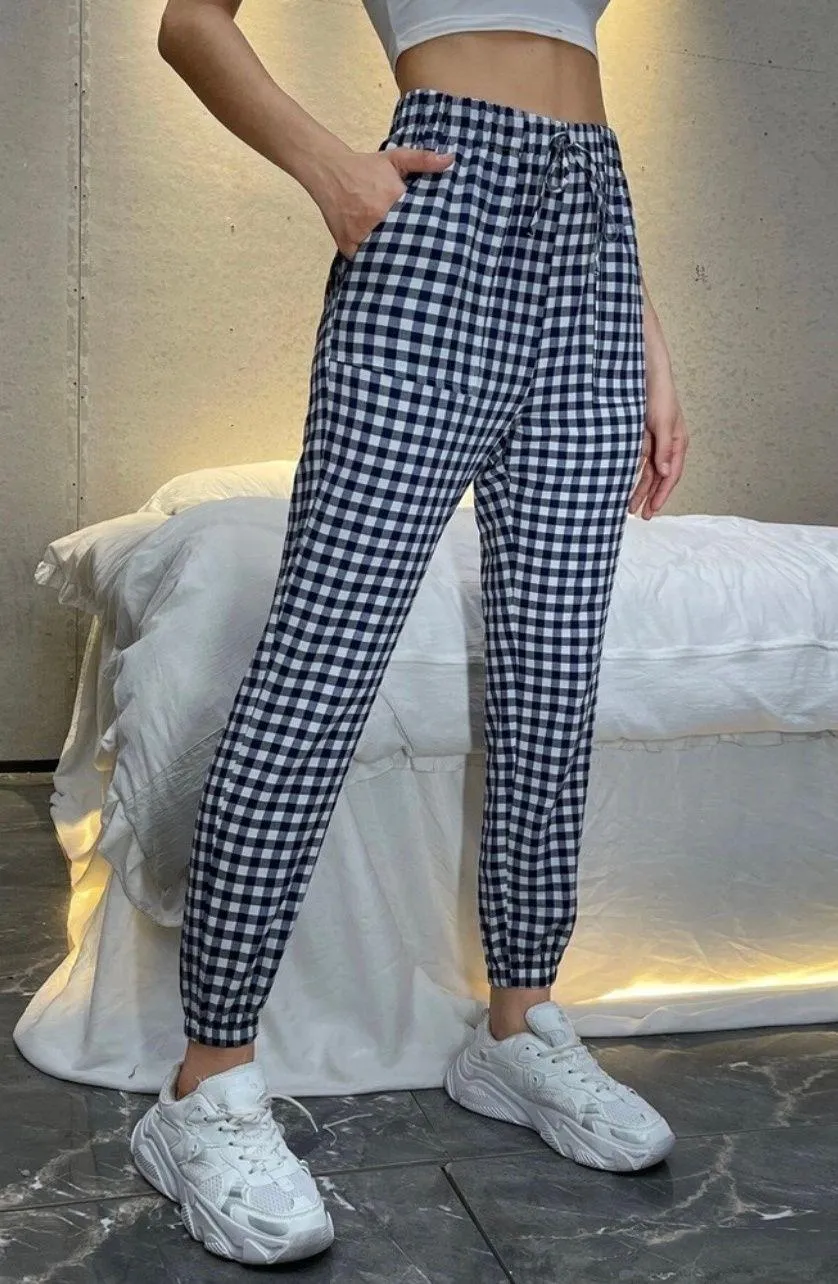 NEW Buffalo Plaid Pocket Front Pants  - Image 4