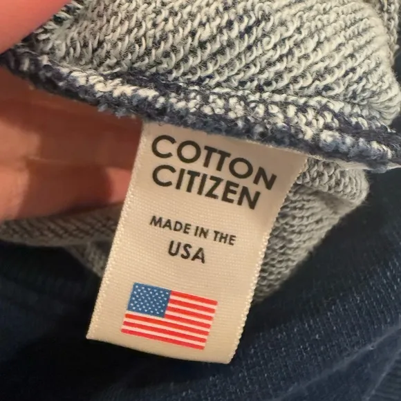 COTTON CITIZEN Indigo Collection Side Zipper Top XS - Image 5