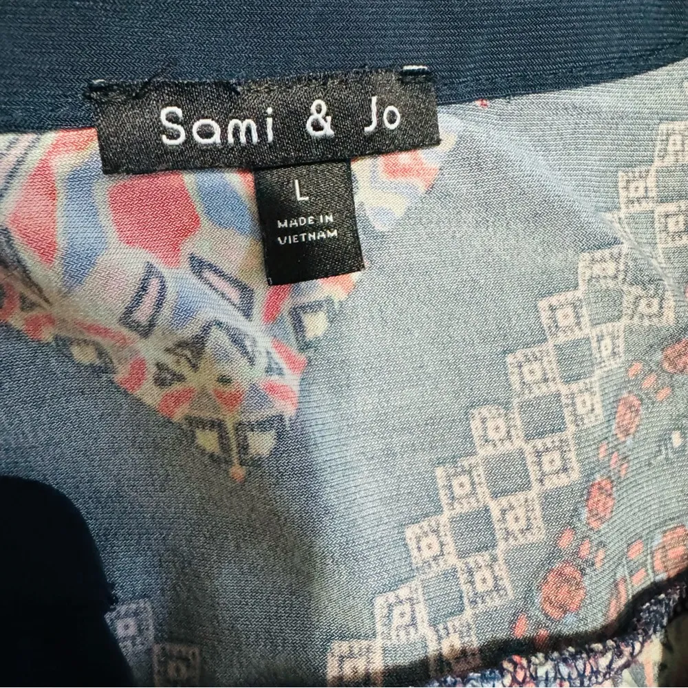 Sami & Jo Women Geometric Bohemian Patterned Tunic Dress‎ size L - Image 9