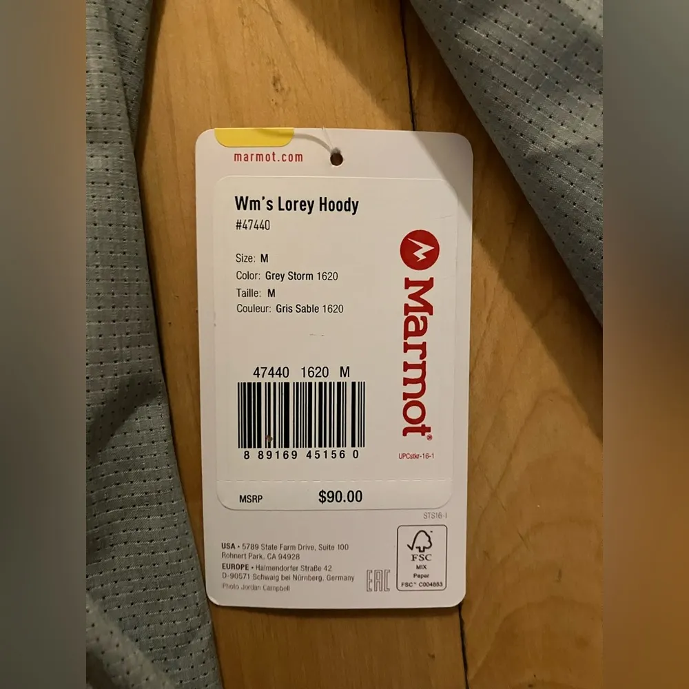 Marmot Lorey Hoody in Grey Storm - Image 2