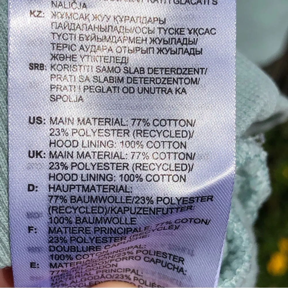 Adidas Badge of Sport Pullover Fleece Hoodie Sweatshirt M - Image 7