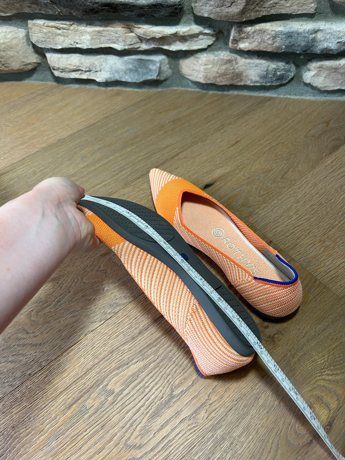 Rothy's Size 6.5  flats, orange The Point - Image 11