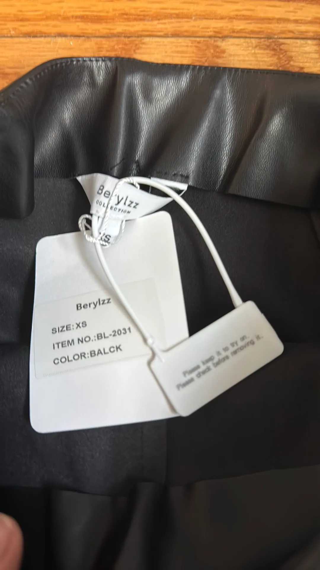 Leather Skort - Image 5