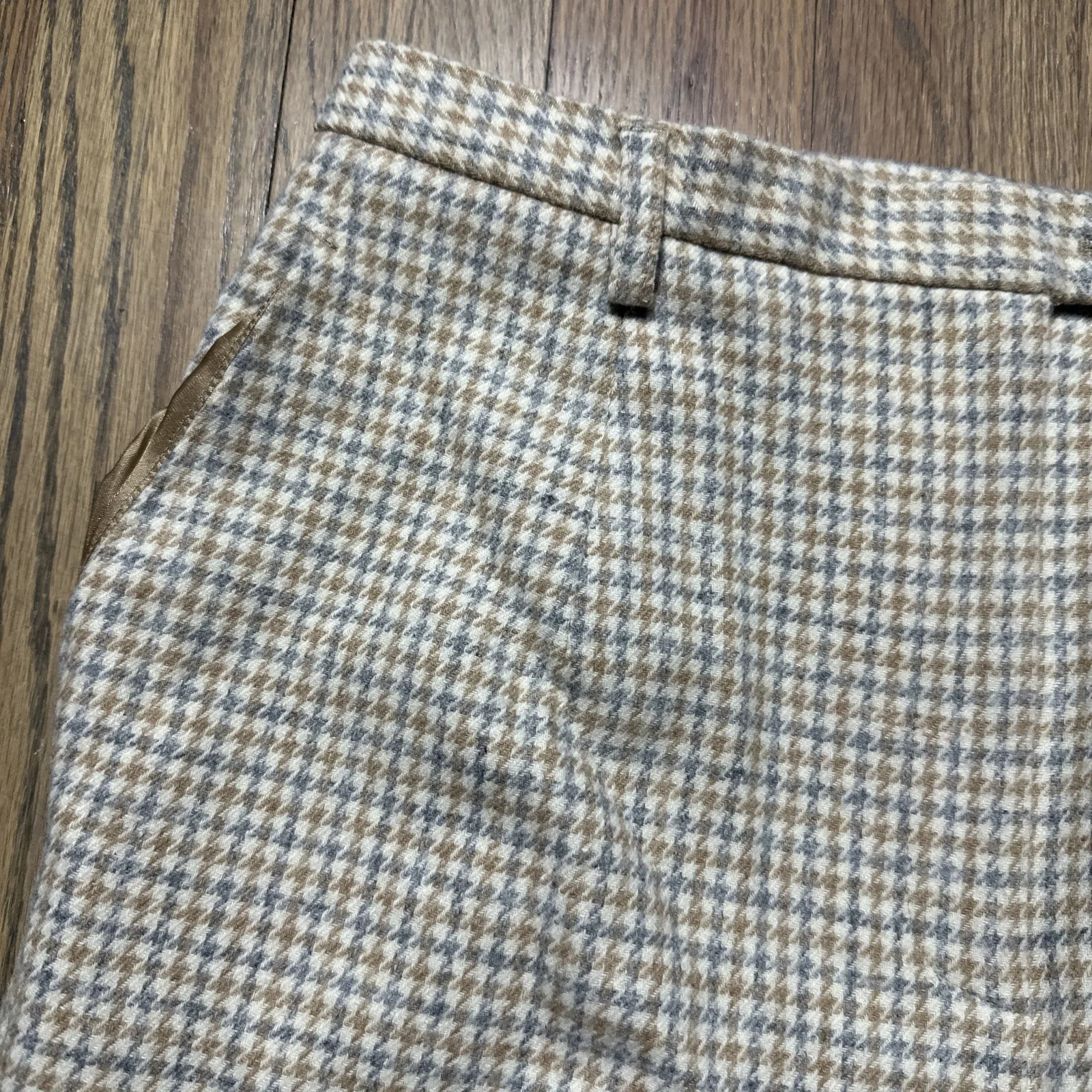 Pendleton Women's Authentic Plaid Pants 100% Virgin Wool Slacks Size 12 - Image 3