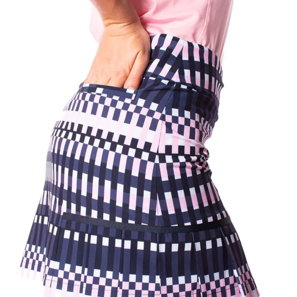 Golftini NWOT Golf/Pickleball/Tennis “Balance” Navy and Pink Skort Stretch Sz 2 - Image 12