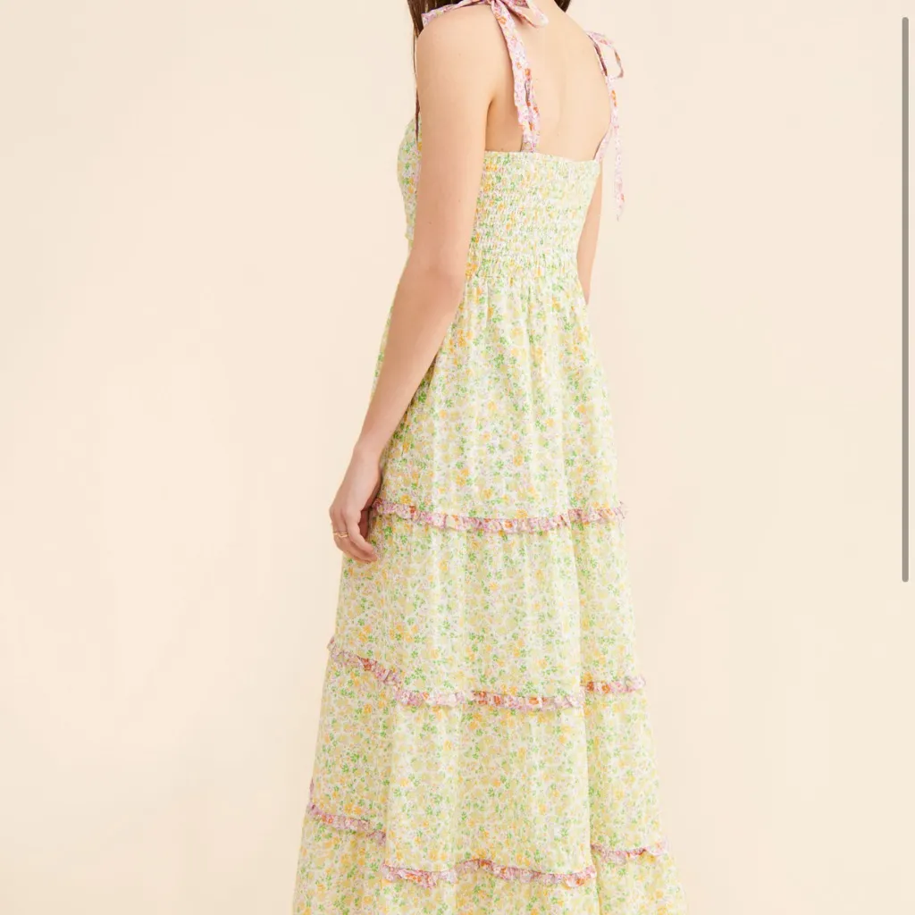 Lost + Wander XS Cecilia Maxi Dress - Floral Dress with Pink and Green Accents - Image 2