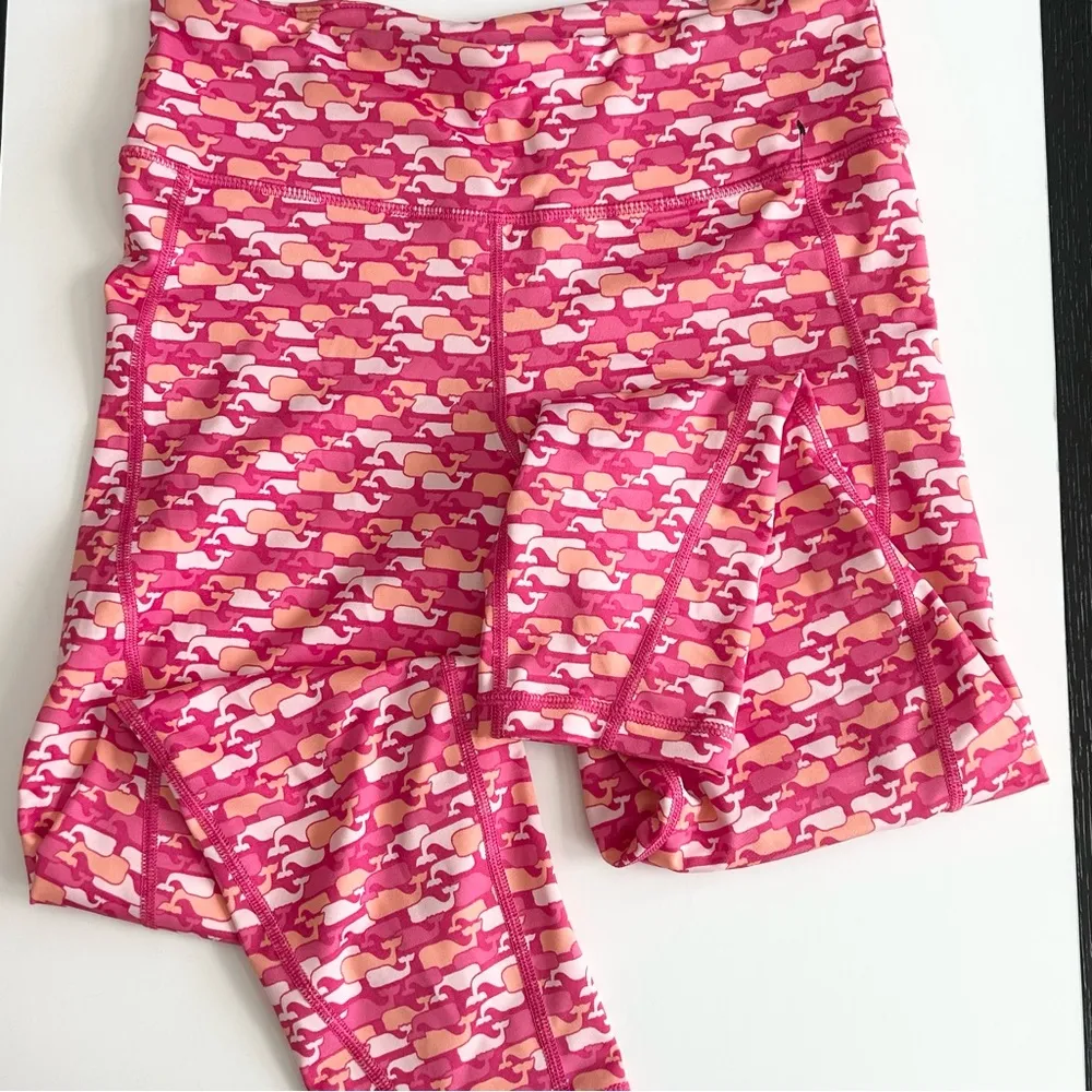 Vineyard Vines  Performance Pink Workout Leggings - Image 2