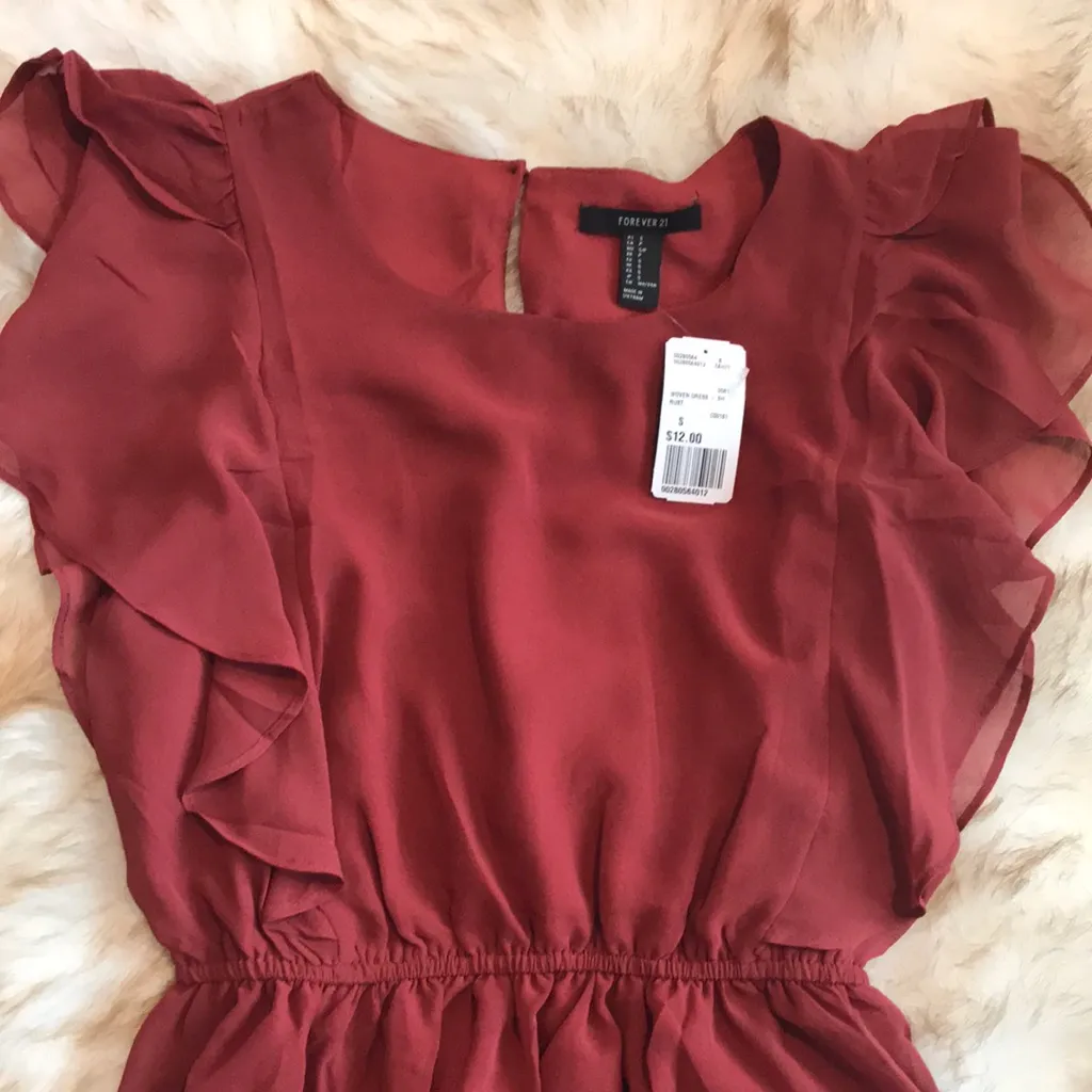 Forever 21 rust color mini dress NWT - Image 2