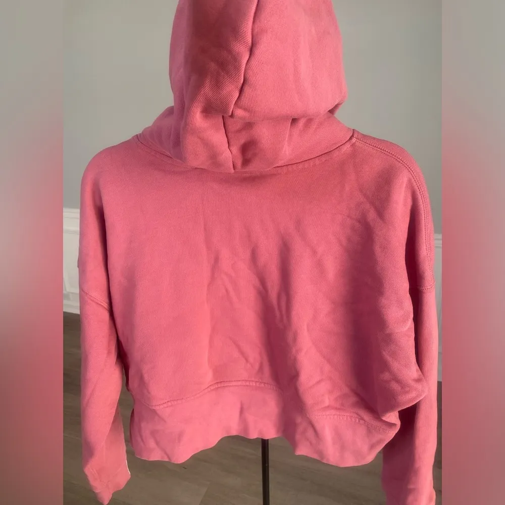 Adidas Originals Pink Waist Length‎ Cropped Hoodie - Image 8