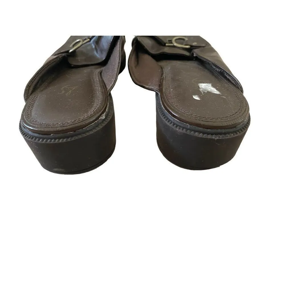 Life Stride Womens 9.5M Slide Shoes Sythetic Buckle Slip On - Image 6