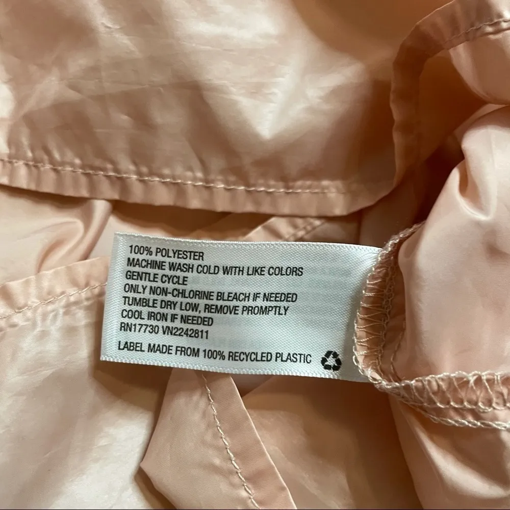 Wild Fable Light Pink Rain Coat/Windbreaker - Image 4