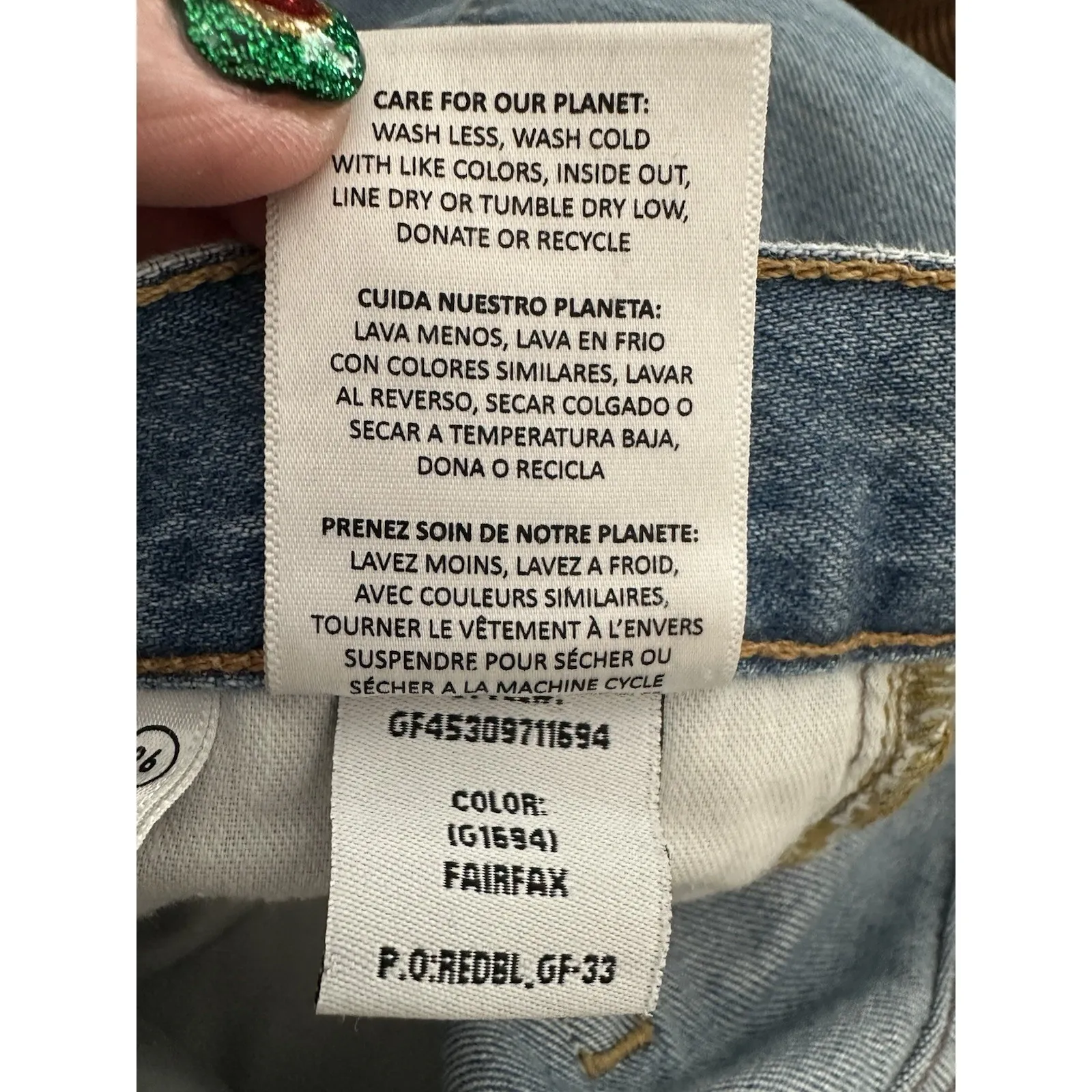 GRLFRND x Revolve The Bella Low Rise 26 Boyfriend Baggy Jeans Distressed #P1-8 - Image 8