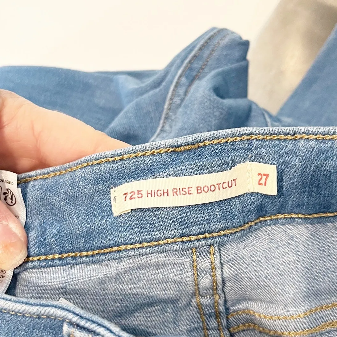 Levi's High Rise Bootcut Jeans Blue 27 / 4 - Image 3