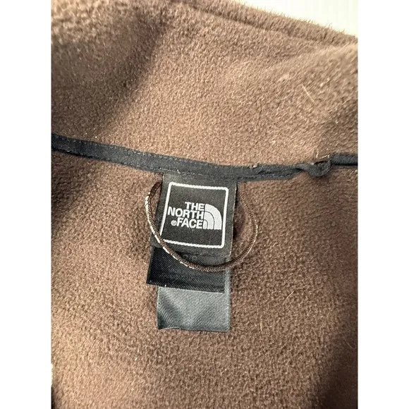 The‎ North Face Fleece Jacket Full Zip Pockets Brown Outdoors Womens S - Image 2