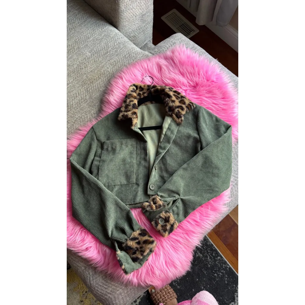 Cropped jacket Green Size XS - Image 2