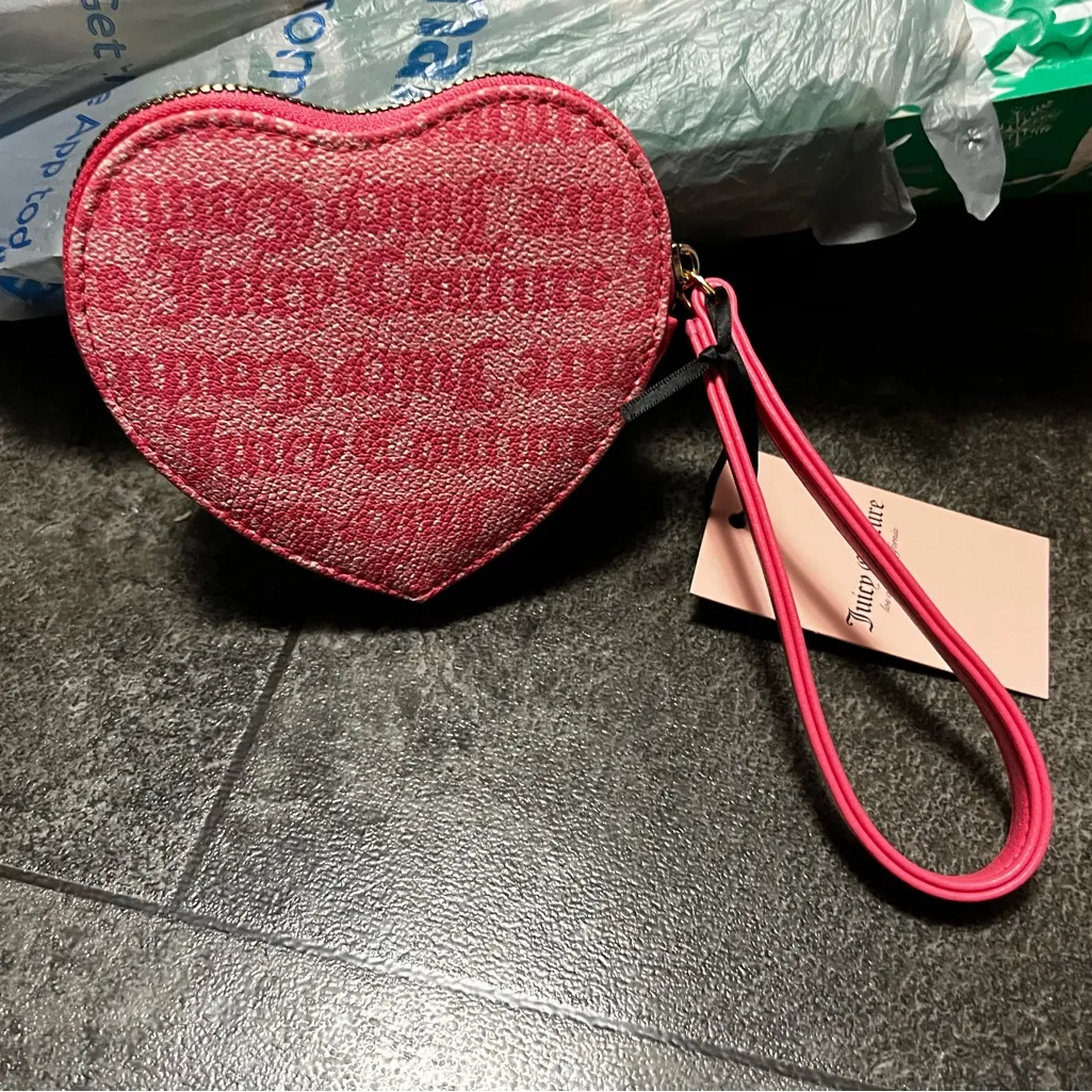 New! Juicy Pink Heart Shaped Wristlet - Image 2