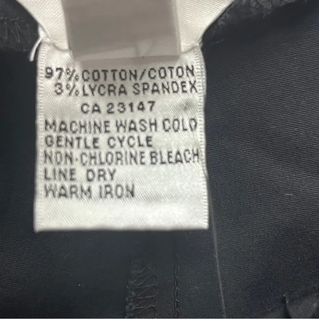 Talbots Black Cropped Pants. XS 2 - Image 6