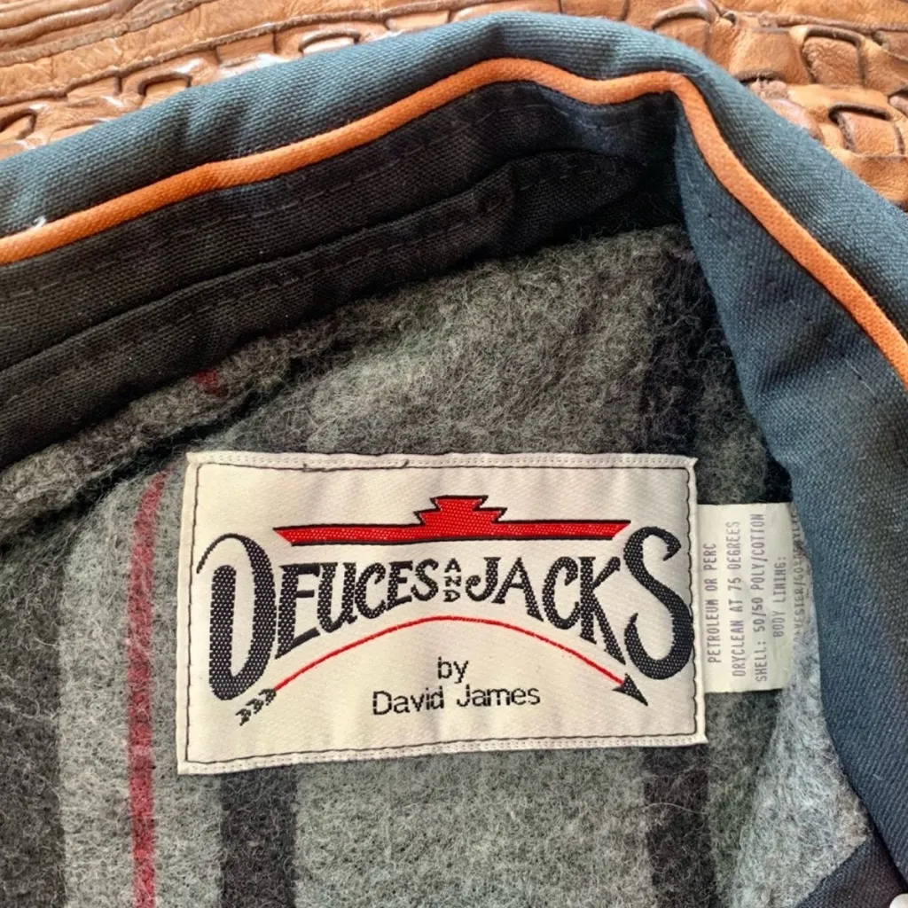 DEUCES AND JACKS By David James Western Jacket Size M - Image 5