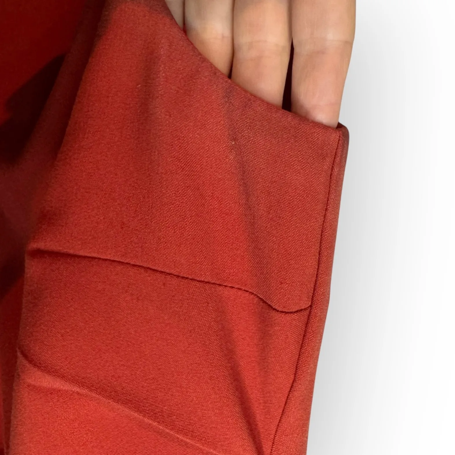 VTG 90's Ava & Aiden Sleeveless Red Rouched Midi Dress Size 2 Christmas Holiday - Image 10