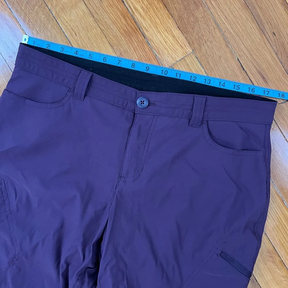 Eddie Bauer Women's Fleece Lined Purple Pants Size 14 - Image 10