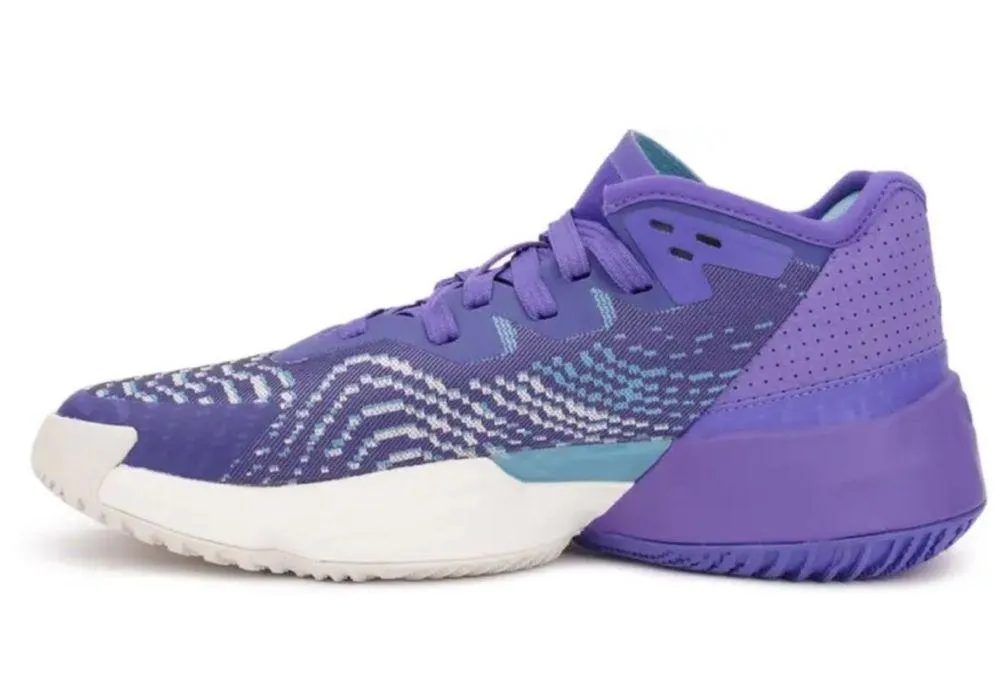 Adidas D.O.N. Issue #4 Donovan Mitchell Throwback Utah Jazz Sneakers Size 6 1/2 - Image 3