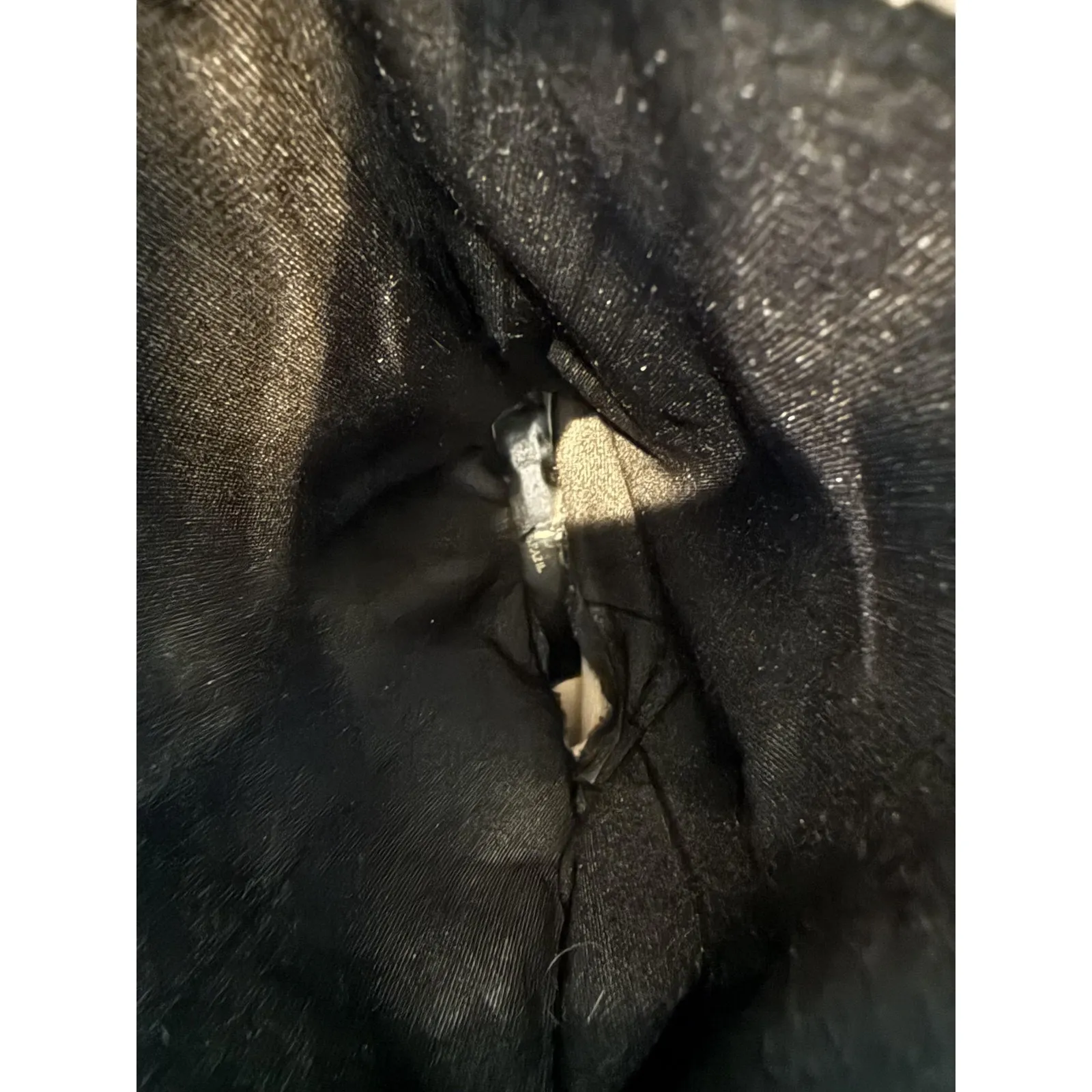 Womens Leather Boots Size 6.5 M Black Knee High Riding Reptile Trim Pointed Toe - Image 6