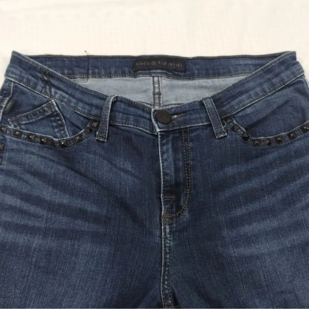 Rock&Republic Women's Blue Pants/Jeans/Bootcut Sz10 SKU 3589 - Image 3