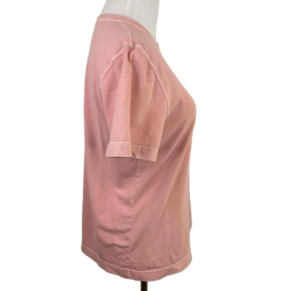 Life Is Good Pink Short Sleeve Guitar Let It Flow Graphic T-Shirt Size Small - Image 6