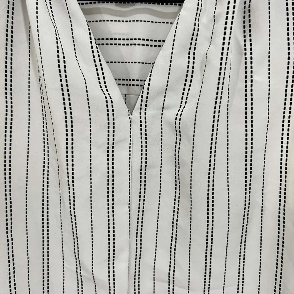 Mossimo White & Black Stripe Tank Top Size Small - Image 3