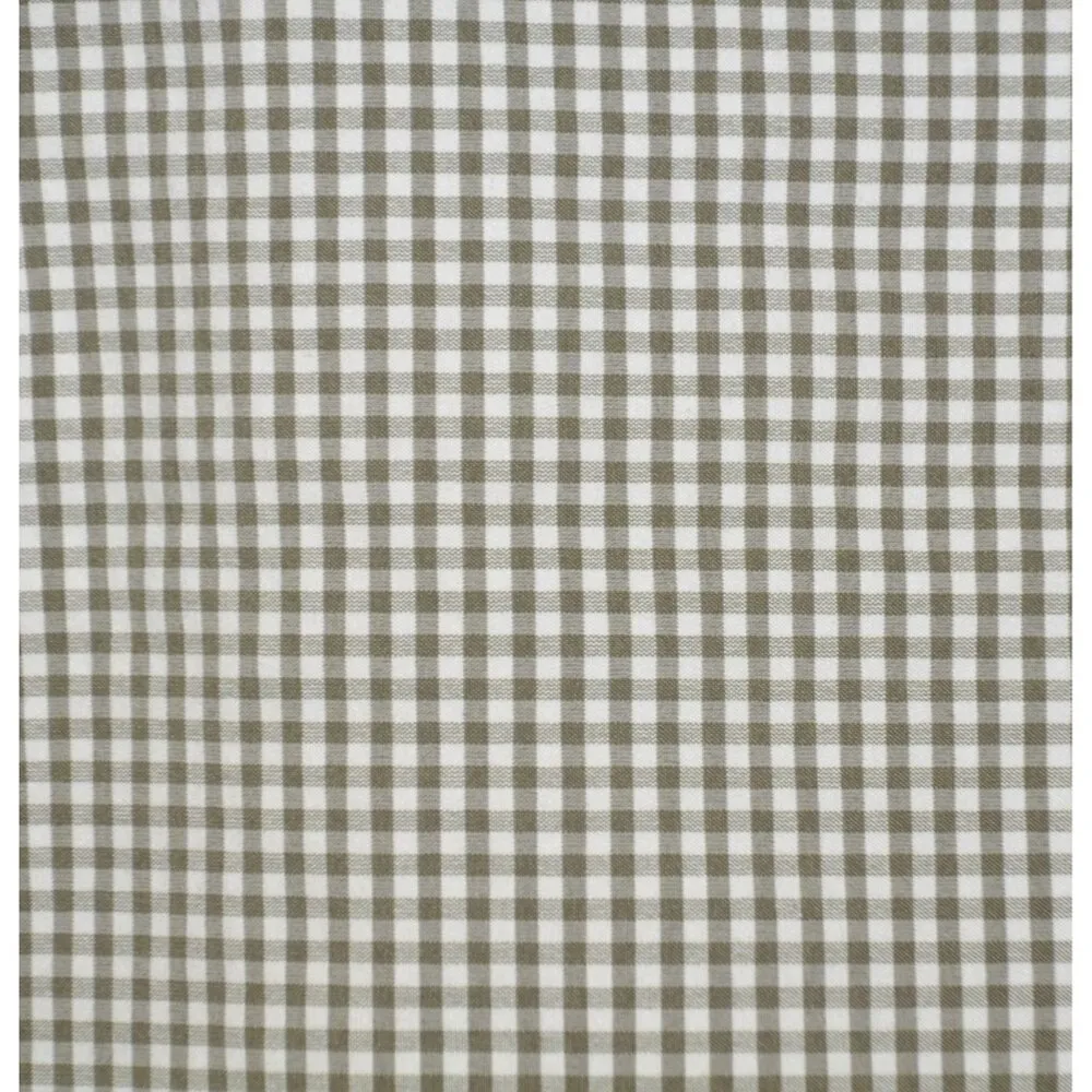 Chico's Olive Green Gingham Checked Wide Ankle Pants Size 2 US L 12 Stretch - Image 3