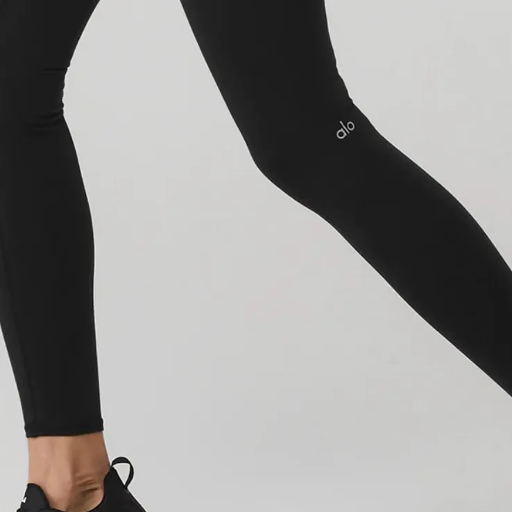 Alo Yoga NWOT High Waisted Airbrush Leggings Black Size XS - Image 4