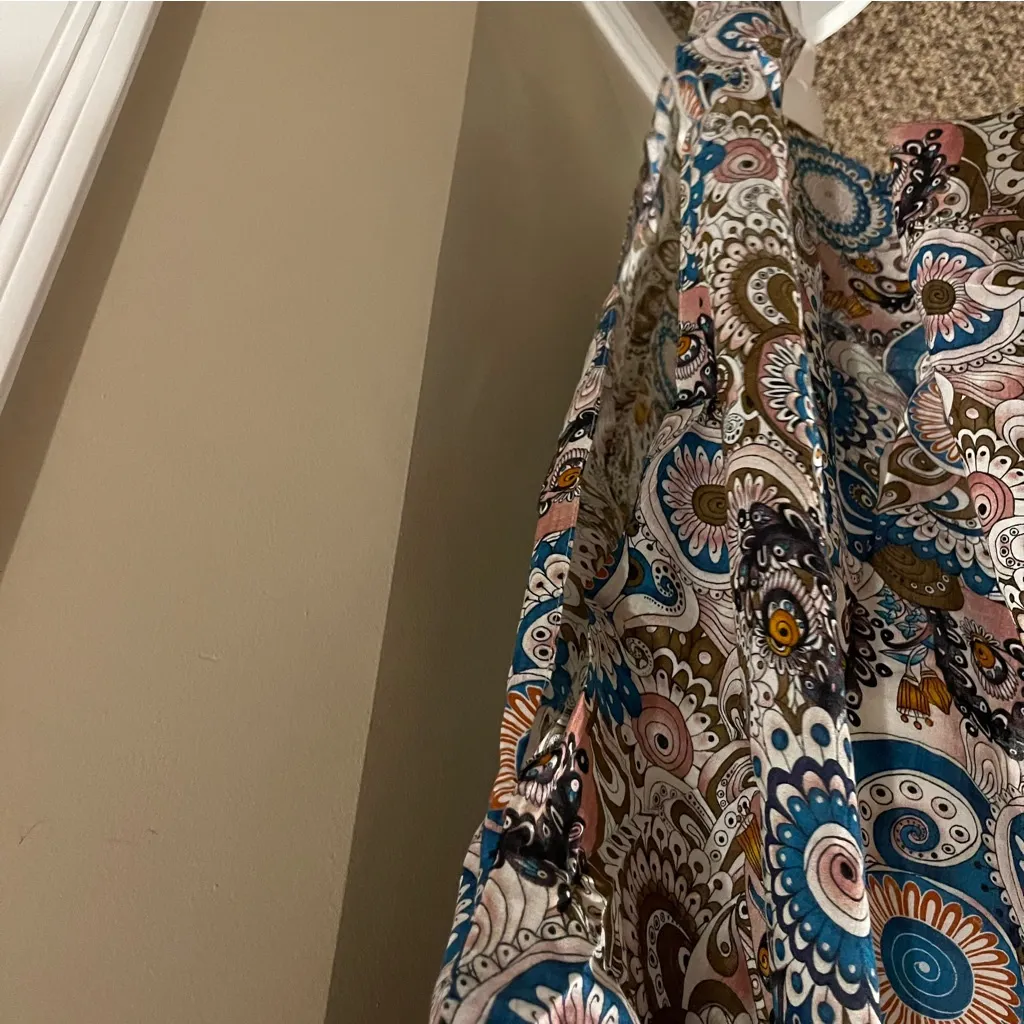 Colorful Paisley Kimono Blue Size undefined - Image 5