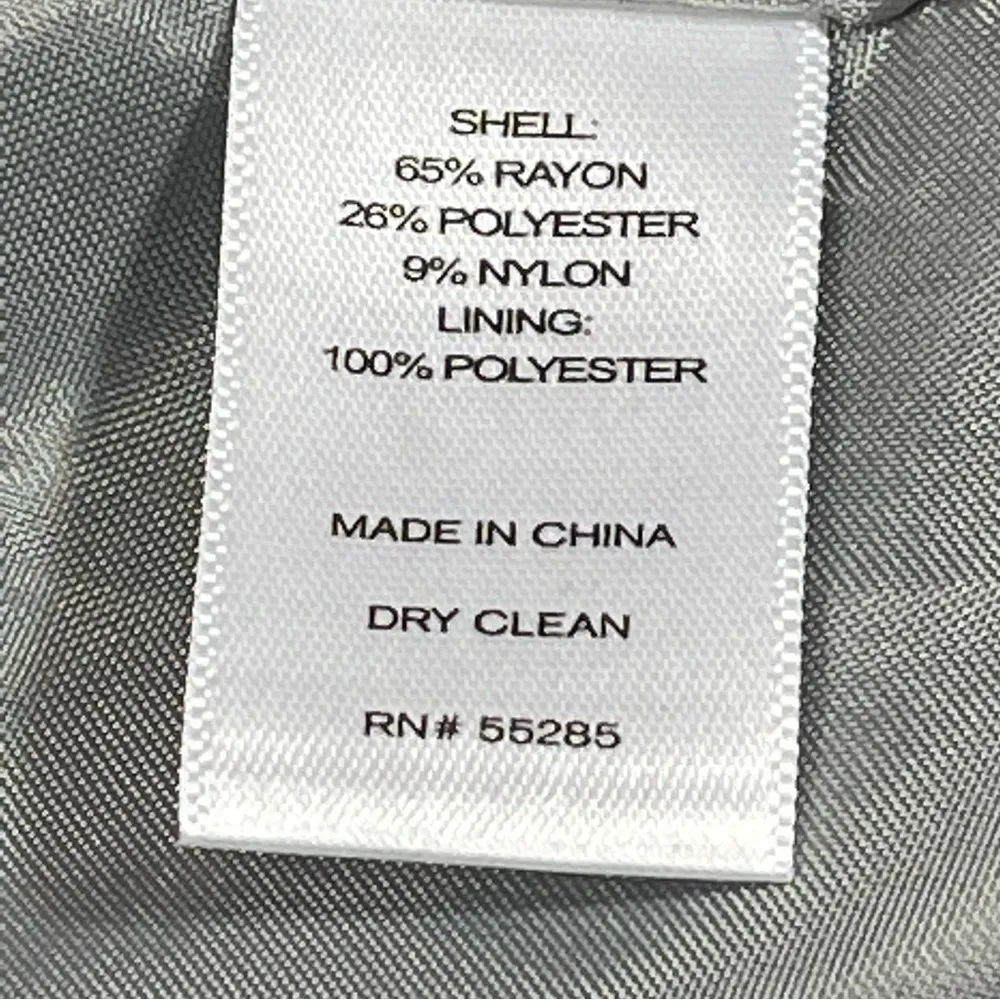 EXPRESS  Double Breasted Silver Chiffon Trench Coat Size M - Image 11