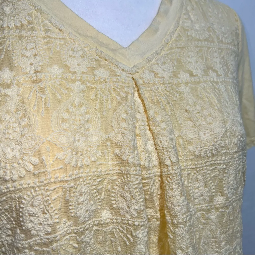 Sundance summer T shirt :Box 01: Yellow Size XS - Image 2