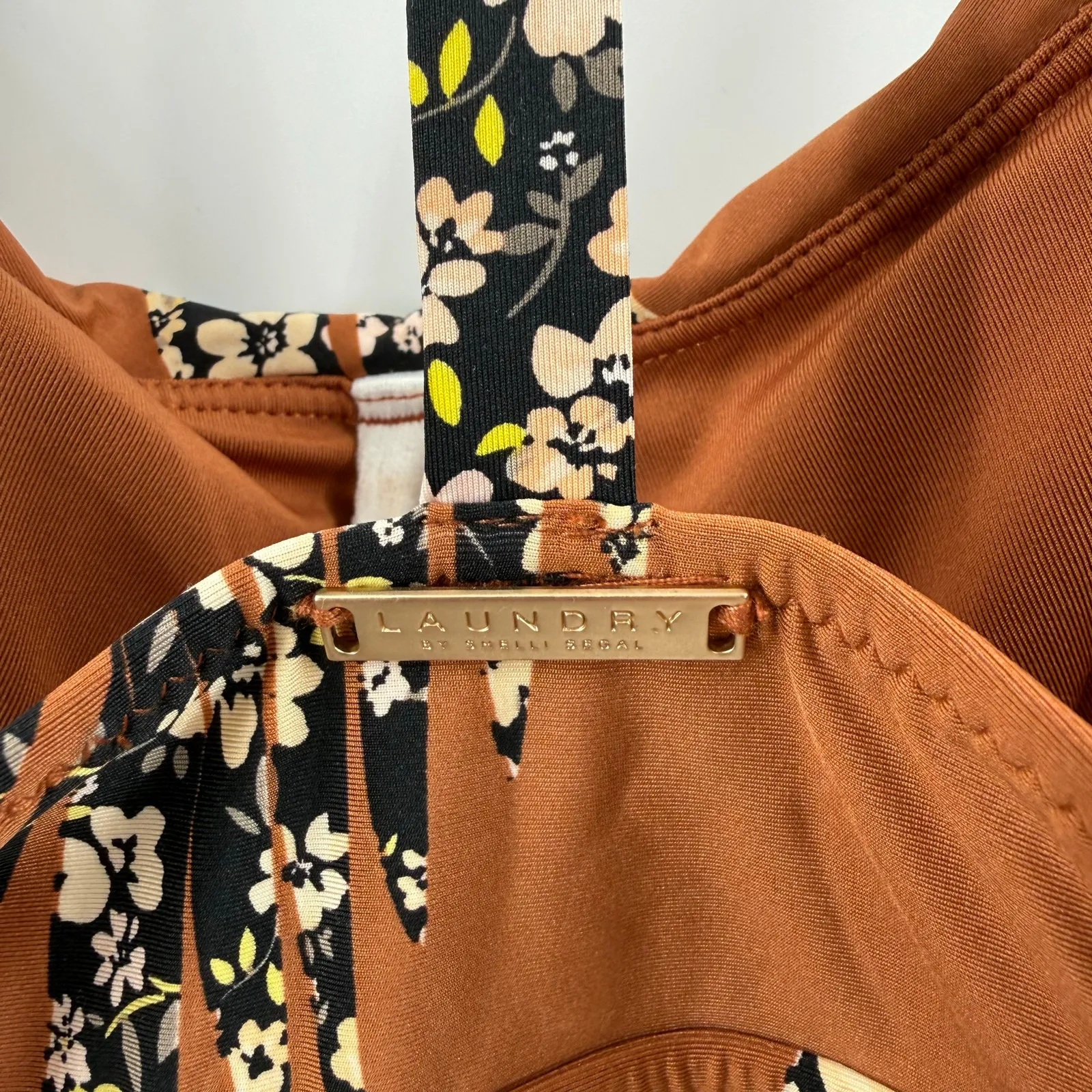 Laundry by Shelli Segal Swim Tankini Top Size XS/Small NWT Underwire Floral - Image 5